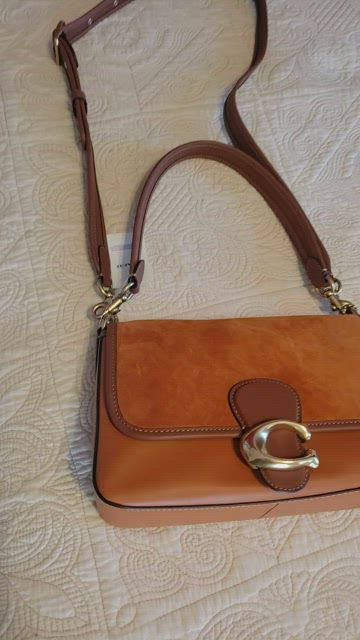 COACH Coated Canvas Signature Tabby Wristlet (Tan Rust) Handbags - Yahoo  Shopping