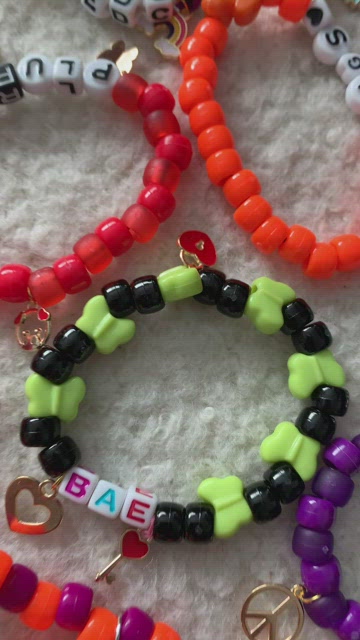 Accessories, Kandi Rave Bracelets With Charms 1pk