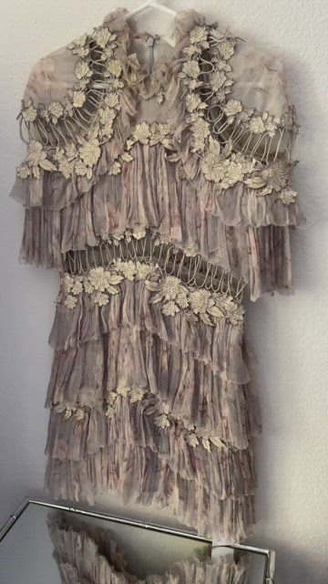 Zimmermann stranded clearance tier mini dress