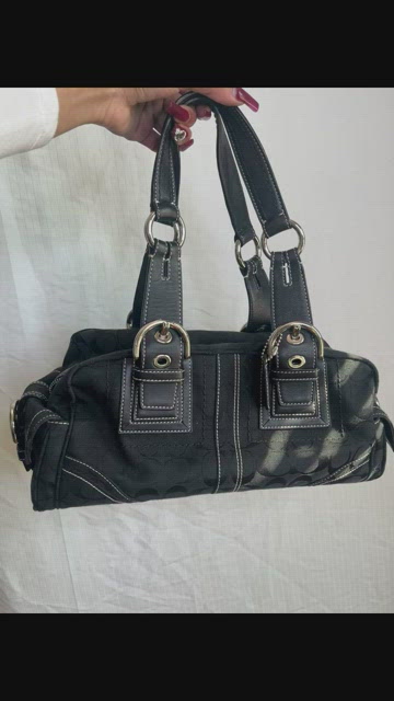バッグ COACH y2k archive enamel hand bag black 00s archive coach enamel hand bag y2k #PF7XR0 | eBay