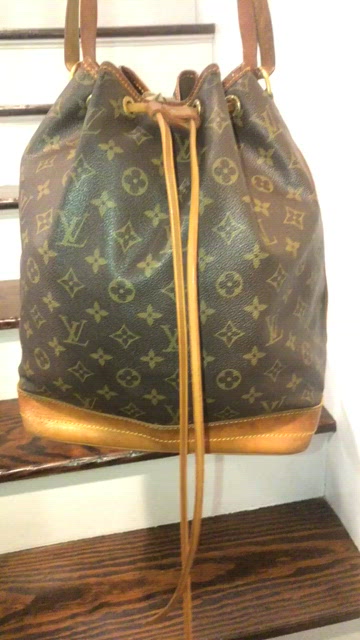 Vintage Louis Vuitton Noe Monogram Drawstring Bucket Bag – Fashion