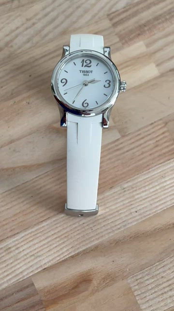 Tissot Stylis-T Ladies Watch Stainless Case Silicone/Stainless Strap Pearl Dial TISSOT Stylis-T White Pearl Dial Diamond Women main image 2