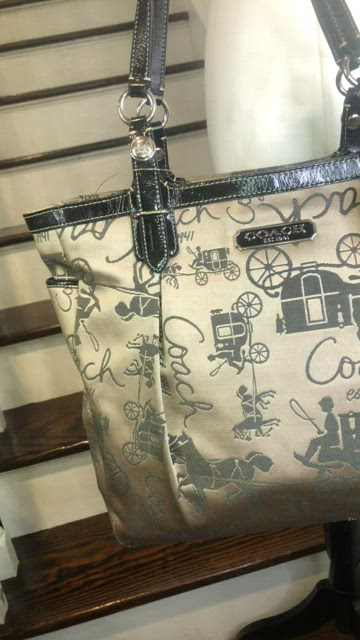 Coach | Bags | Coach Vintage Horse Carriage Tan Satin