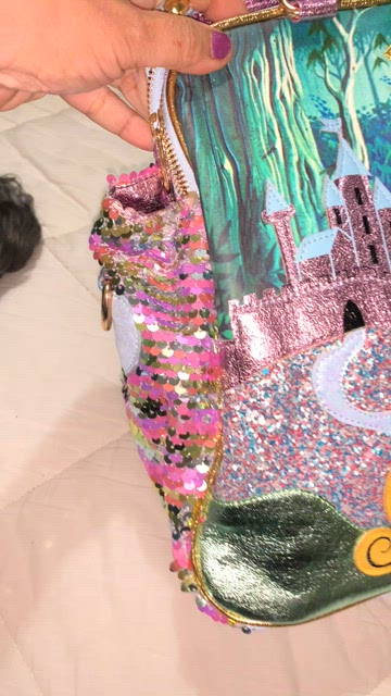 Irregular Choice Disney Princess Beauty Pouch SLEEPING Beauty Bag  Maleficent NEW 