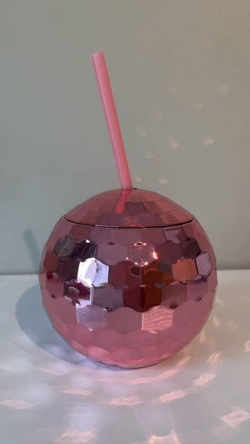 Pink Disco Ball Cup - Alleghenies Marketplace