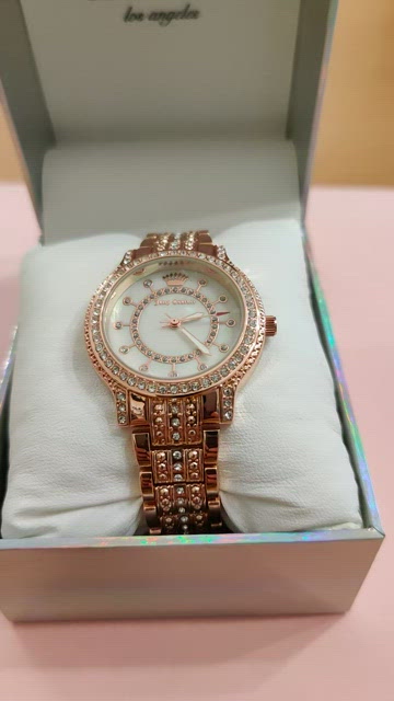 Juicy Couture Black Label Rose Gold Watch