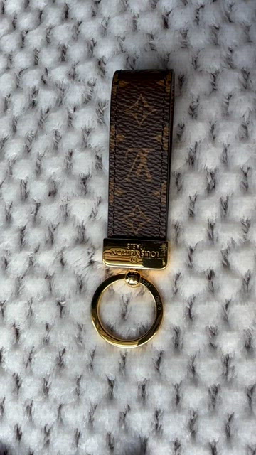 Louis Vuitton Monogram Keyring Dragonne Key Holder M65221