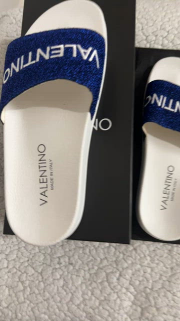 Valentino | Shoes | New Valentino Solaia Royal Blue Glittery 