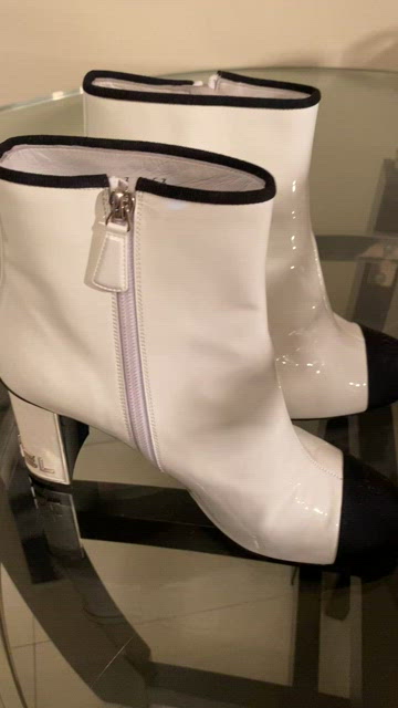 chanel stretch leather boots