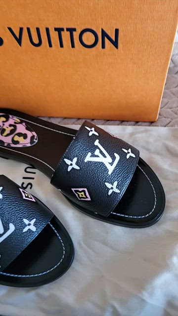 Louis Vuitton, Shoes, Louis Vuitton Wild At Heart Creme Giant Monogram Mule  Sandal Size 4eu0us Box