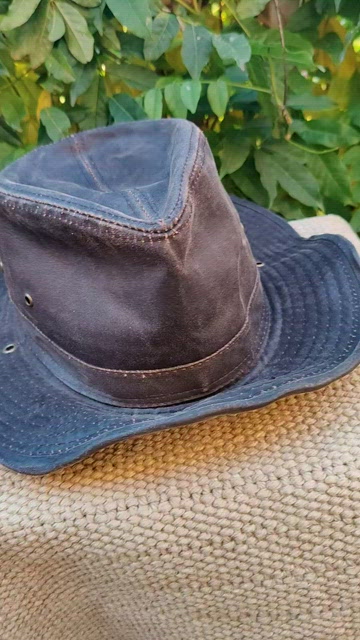 Dorfman Pacific, Accessories, Dorfman Pacific Mens Sedona Outback Hat  Waxed Canvas Brown Large Grandpa Hat