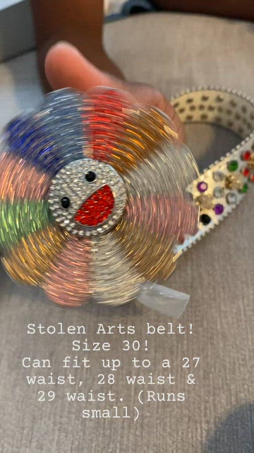 Gold Kami Stolen Arts Belt New - clothing & accessories - by owner -  apparel sale - craigslist
