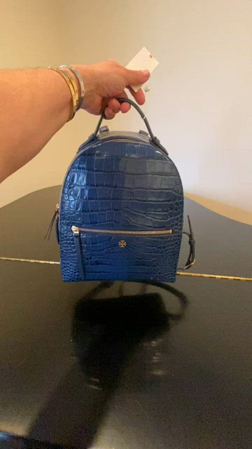 NWT Authentic Rare Luxury Tory Burch croc Embossed Mini Backpack Tory Burch | Bags | Nwt Authentic Rare Luxury Tory Burch  main image 4