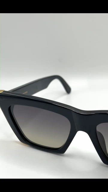 LOUIS VUITTON Acetate LV Moon Cat Eye Sunglasses Z1655W Black
