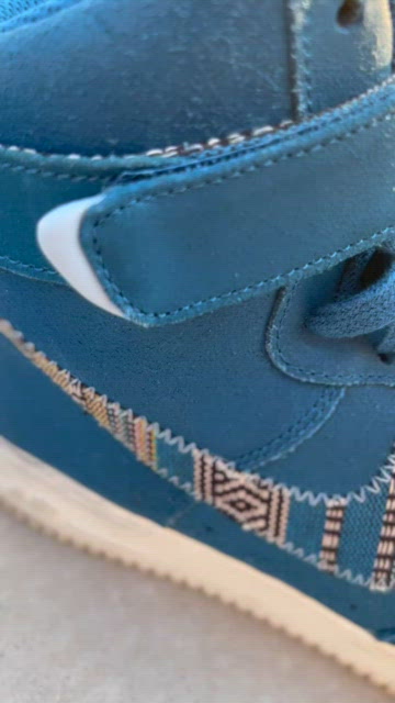 NIKE AIR FORCE I HIGH \'07 LV8 AFRO PUNK Blue Size 11.5 Sneakers Nike | Shoes | Nike Air Force I High 7 Lv8 Afro Punk Blue  main image 2