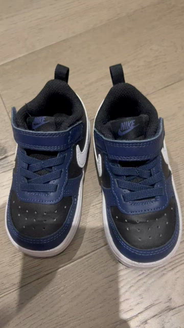 Navy blue nike top toddler shoes