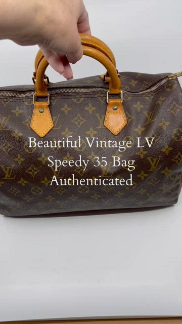 Price: $472 Authentic Louis Vuitton Monogram Speedy 35 Bag Made in France Date  Code/Serial Number SD3180 In exc…