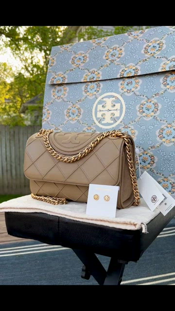 Tory burch fleming soft small Size : 22cm x 16cm • black • bluewood • cream  • arugula #kinawatb