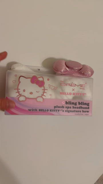 The Crème Shop x Hello Kitty Y2K Limited Edition Bling Bling Plush Spa  Headband