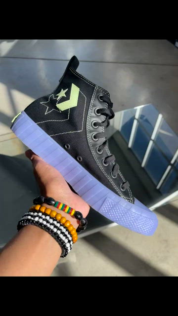 Converse Untitl3d Dramatic Night Chuck Taylor 171871C Men Size 7.5/Women 9.5 Converse Chuck Taylor Mens Size 9 Hi Untitl3d Dramatic Night  main image 3