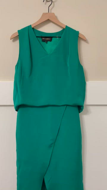green emerald velvet dress Women Size XXL Kobi Halperin Emerald Long Sleeves Maxi Dress