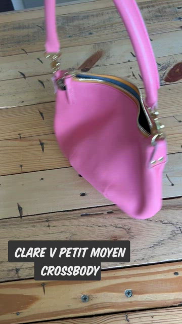 Clare V, Bags, Clare V Petit Moyen Messenger In Petal Pink