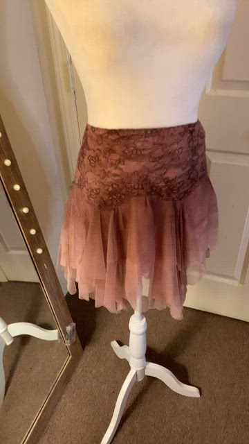 Free People x Brenda Knight Fairy Chiffon Mini Skirt