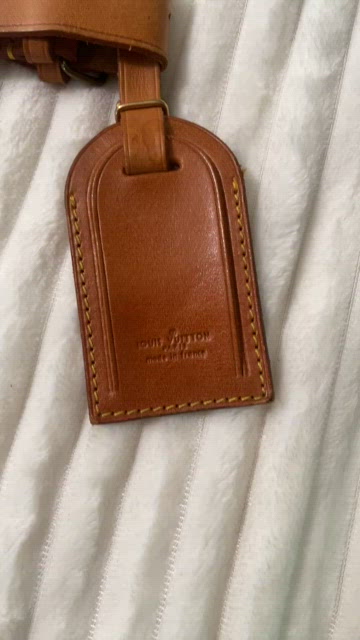 Louis Vuitton Luggage Tag Red Calfskin Authentic France UEC 🎊 – PoshBagShop