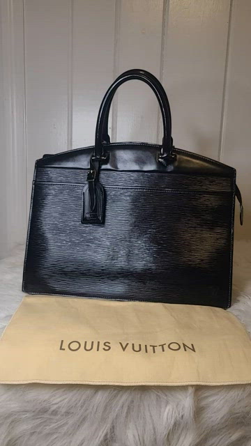 Louis Vuitton, Bags, Louis Vuitton Vintage 998 Authentic Epi Riviera Hand  Bag Noir Th1919