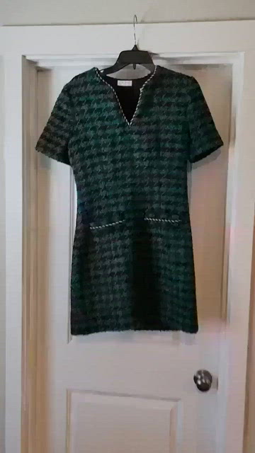 sandro green tweed dress SANDRO DAY DREAM MAXI DRESS IN VISCOSE-KNIT MAXI DRESS