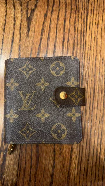 Louis Vuitton Compact Zip Monogram PM French Wallet, Spain 2005. at 1stDibs