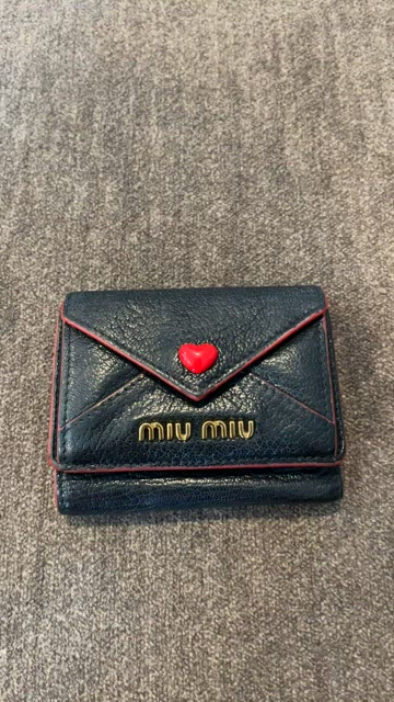 Miu Miu, Bags, Miumiugoatskin Madras Card Case Authentic