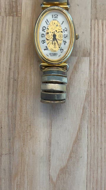 Gitano Ladies Watch Two Tone Stretch Bracelet Gorgeous Open Gear Dial Gitano | Accessories | Gitano Ladies Watch Two Tone Stretch  main image 3