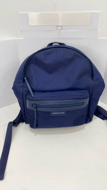 Longchamp 'Le Pliage Neo' Nylon Backpack in Navy Blue - $395