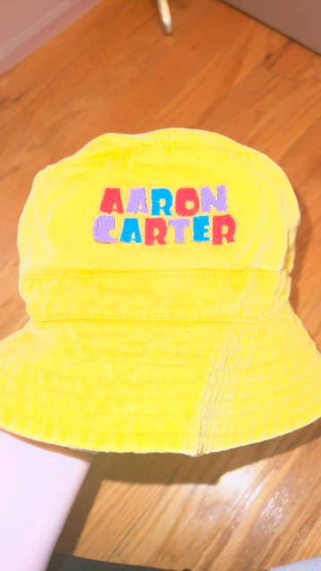 Vintage* Rare* Aaron Carter Bucket Hat aaron carter main image 2
