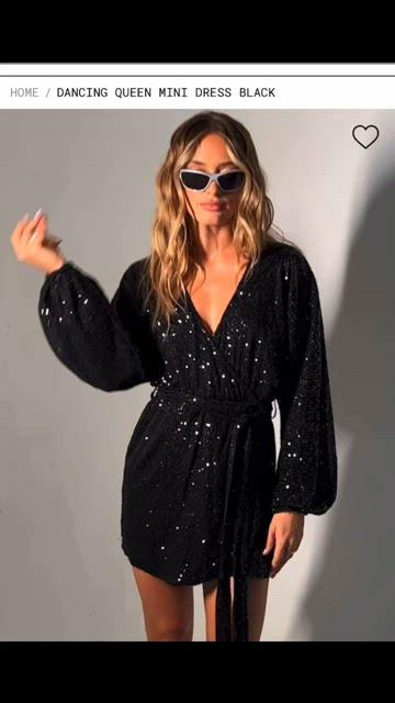 princess polly dancing queen mini dress Princess Polly Dancing Queen Sequin Mini Dress, Black