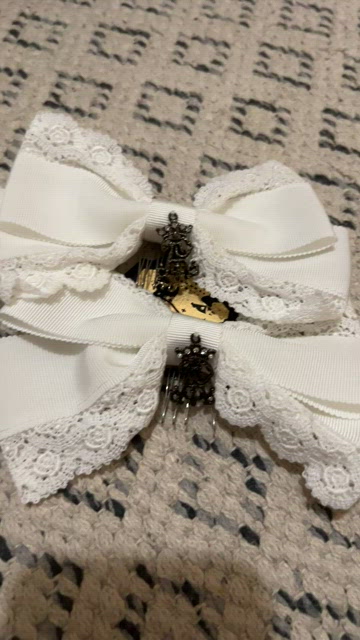 BABYtssb Alice and the Pirates white Hair Bow ALICE and the PIRATES / Headdress – BABY, THE STARS SHINE BRIGHT main image 3