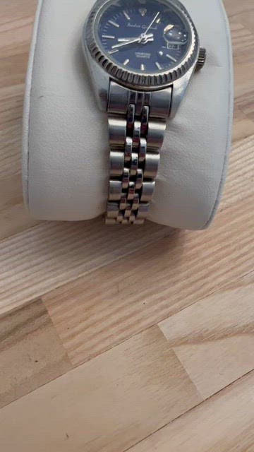Andre Giroud Ladies Watch Blue Dial Stainless Steel Bracelet and Hands Date Wndw Andre Giroud Wristwatches for sale - eBay main image 4