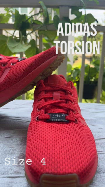 adidas | Shoes | Adidas Torsion Size 4 In Red | Poshmark