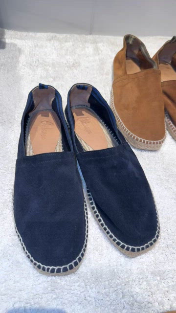 Castaner 1927 Navy Blue Camel Tan Suede Espadrilles Flats Shoes Loafers Castaner | Shoes | Castaner 927 Navy Blue Camel Tan Suede  main image 2