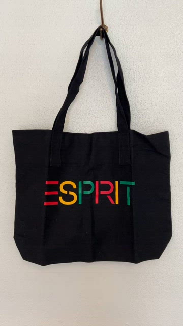 90s Esprit Clear Vinyl Tote - Lucky Vintage