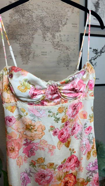 HOUSE OF CB 'Josefina' Ivory Floral Maxi Dress NWOT