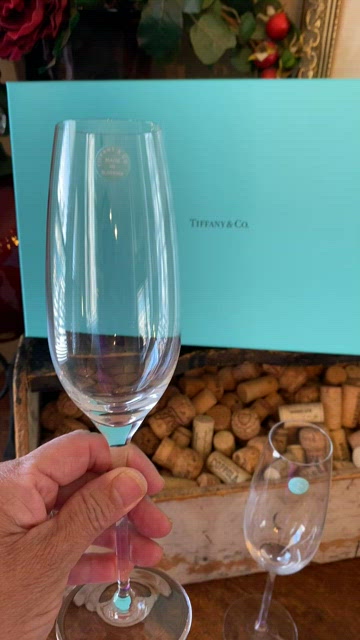 NWT-Tiffany & Co. newest Champagne Flute Glasses - Set of 2 w/ Tiffany Box