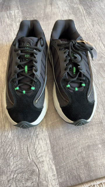 ADIDAS OZNOVA Core Black Active Green Crystal White Size 7 adidas Oznova Core Black/ Active Purple/ Crystal White  main image 3