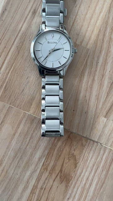 Bulova Ladies Watch Silver Dial Stainless Bracelet and Hands 96L183 Bulova 96L183 Silver Tone White Dial Stainless Steel Women main image 3
