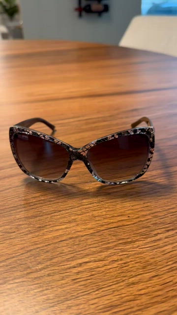 DOLCE GABBANA BLACK LACE WHITE ACETATE FRAME DG4111M SHADES SUNGLASSES Dolce & Gabbana | Accessories | Dolce Gabbana Black Lace  main image 2