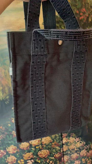 Hermes | Bags | Hermes Canvas Herline Backpack Grey With A  display picture 1
