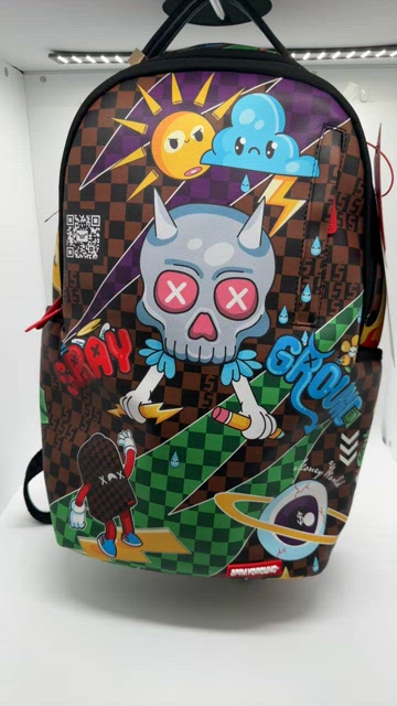 Backpack Sprayground NEW BUBBLY JAPAN DLXSV BACKPACK Brown