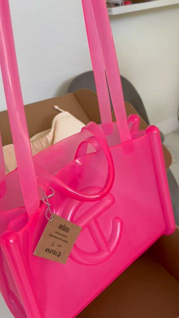 Telfar x Melissa Small Jelly Shopper in Pink Pink - $320 New With Tags -  From hypebae