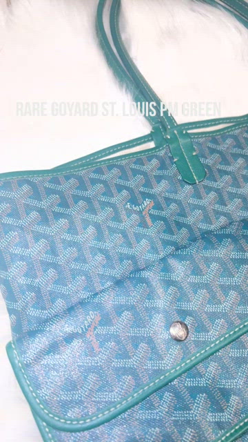 GOYARD Tote Bag Green Leather Saint Louis Saint Louis PM – GEM Pawnbrokers